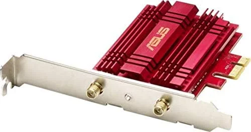 آداپتور PCI Express وای‌فای ایسوس 5G Wifi Wireless AC1300 DDR3 SDRAM پورت USB 2.0/3.0 | PCE-AC56