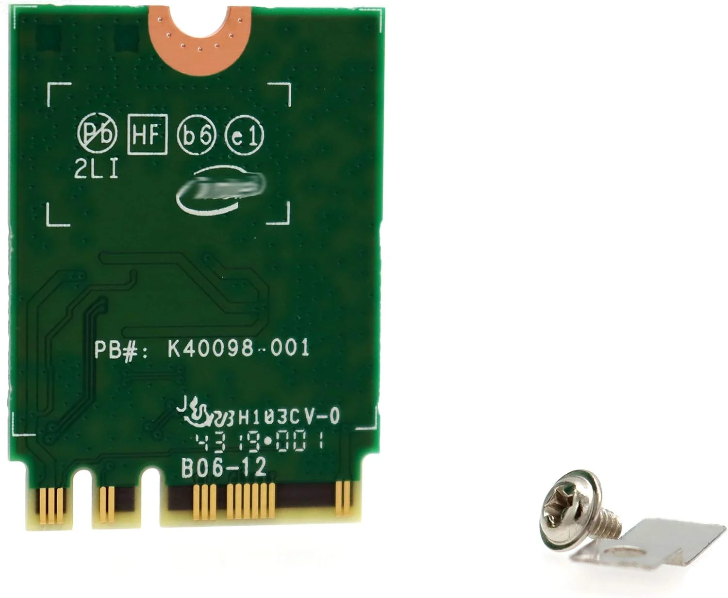 آداپتور وایرلس دوال باند AX200NGW Wi-Fi 6 802.11AX 2.4Gbps MU-MiMO M.2 NGFF با بلوتوث 5.0 برای ماژول کارت WLAN اینتل AX200 ویندوز 10 64 بیتی