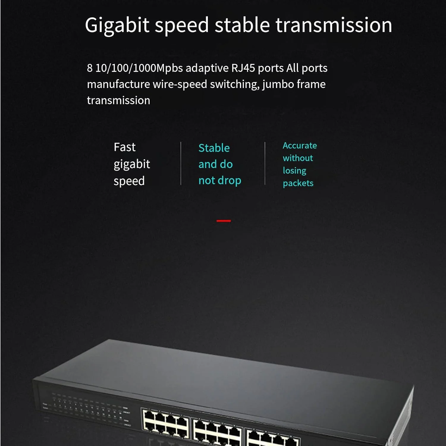 سوئیچ مدیریتی شبکه گیگابیتی 24 پورت با 2 پورت نوری SFP، پشتیبانی از جداسازی VLAN و Mirroring سوئیچ مدیریتی شبکه گیگابیتی 24 پورت با 2 پورت نوری SFP، پشتیبانی از جداسازی VLAN و Mirroring