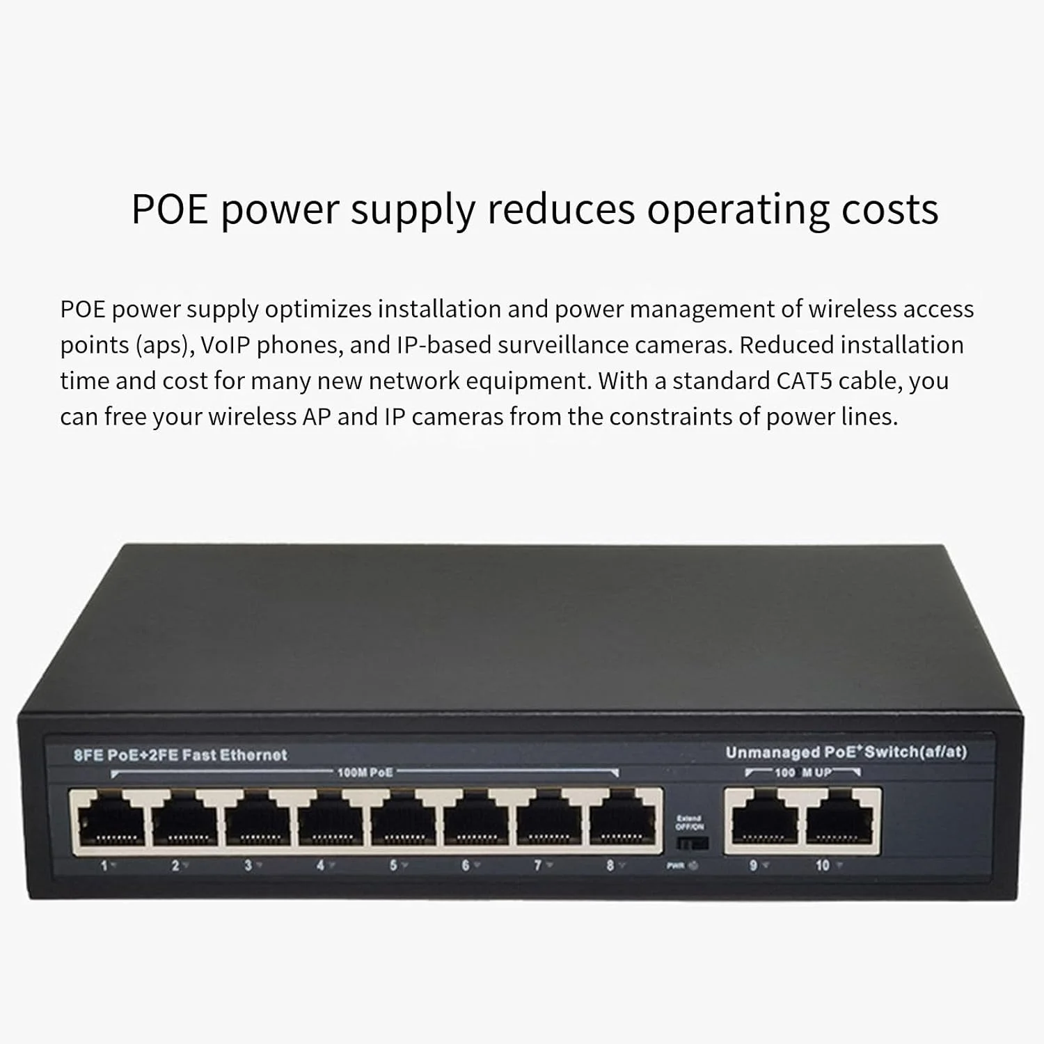 سوئیچ دِمبو Poe، استاندارد گیگابیتی، 24 پورت، 16 پورت، 8 پورت و 4 پورت، منبع تغذیه شبکه سوئیچ POE 48 ولت، حالت سوئیچینگ تک کلیکی، C