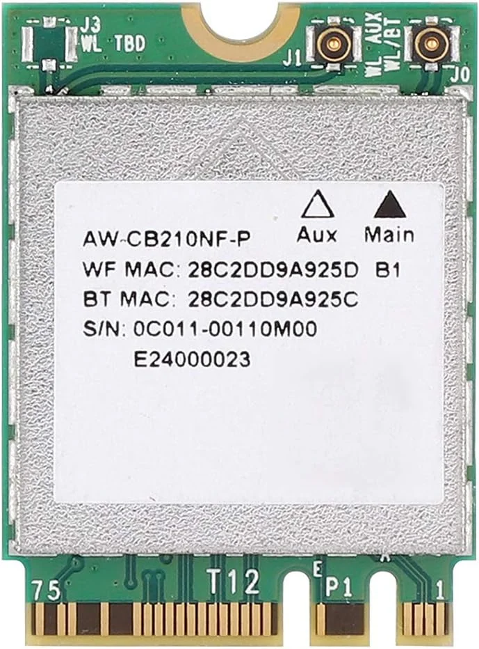 کارت شبکه دو بانده Bewinner، کارت وایرلس 867M مدل M.2/NGFF 802.11AC، آداپتور 2 در 1 کارت شبکه مدل 802.11 A/C NGFF M.2