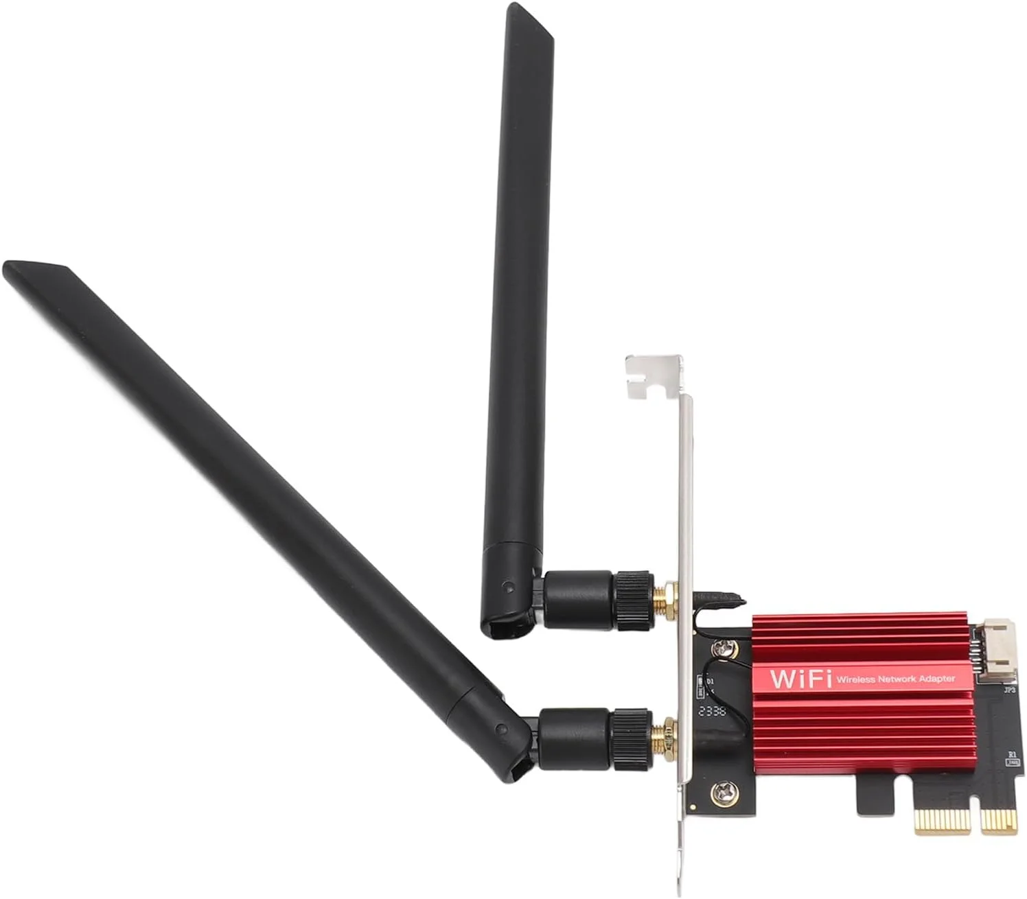 آداپتور وای فای بی سیم Bewinner برای کامپیوتر، آداپتور شبکه بی سیم دسکتاپ 433 مگابیت بر ثانیه، کارت شبکه بی سیم PCIE دو باند وای فای 2.4G 5G بلوتوث 4.2 برای کامپیوتر