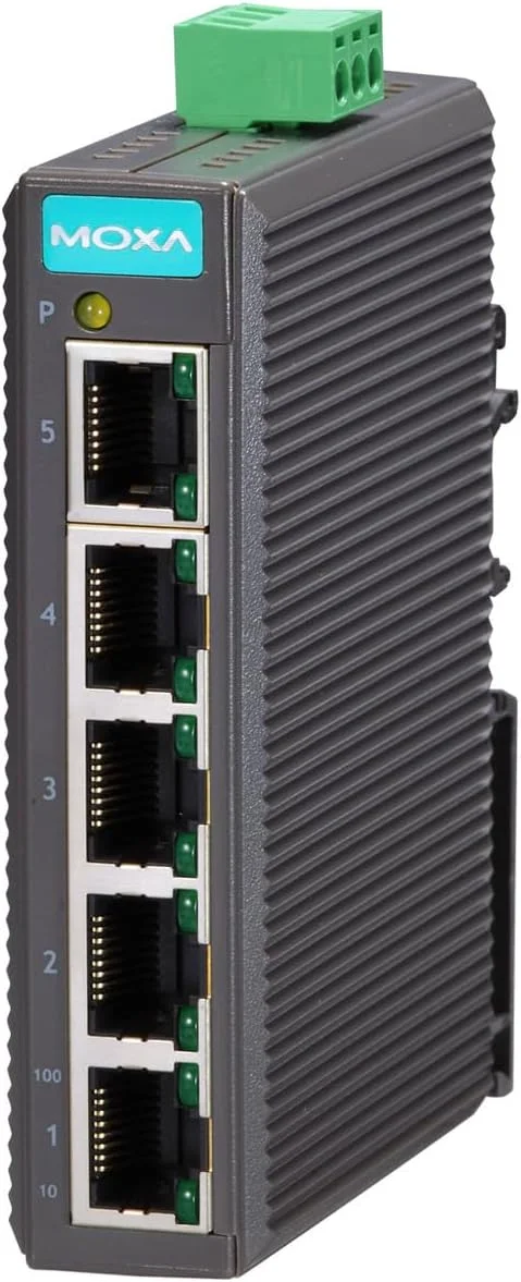 سوئیچ صنعتی غیر مدیریتی Moxa EDS 205 با 5 پورت اترنت سوئیچ صنعتی غیر مدیریتی Moxa EDS 205 با 5 پورت اترنت