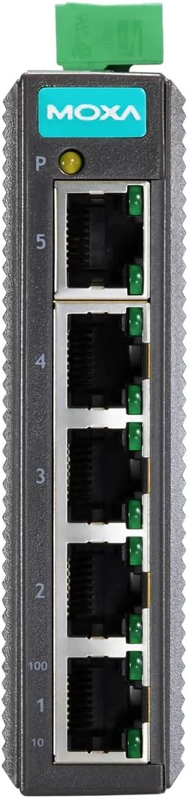 سوئیچ صنعتی غیر مدیریتی Moxa EDS 205 با 5 پورت اترنت سوئیچ صنعتی غیر مدیریتی Moxa EDS 205 با 5 پورت اترنت