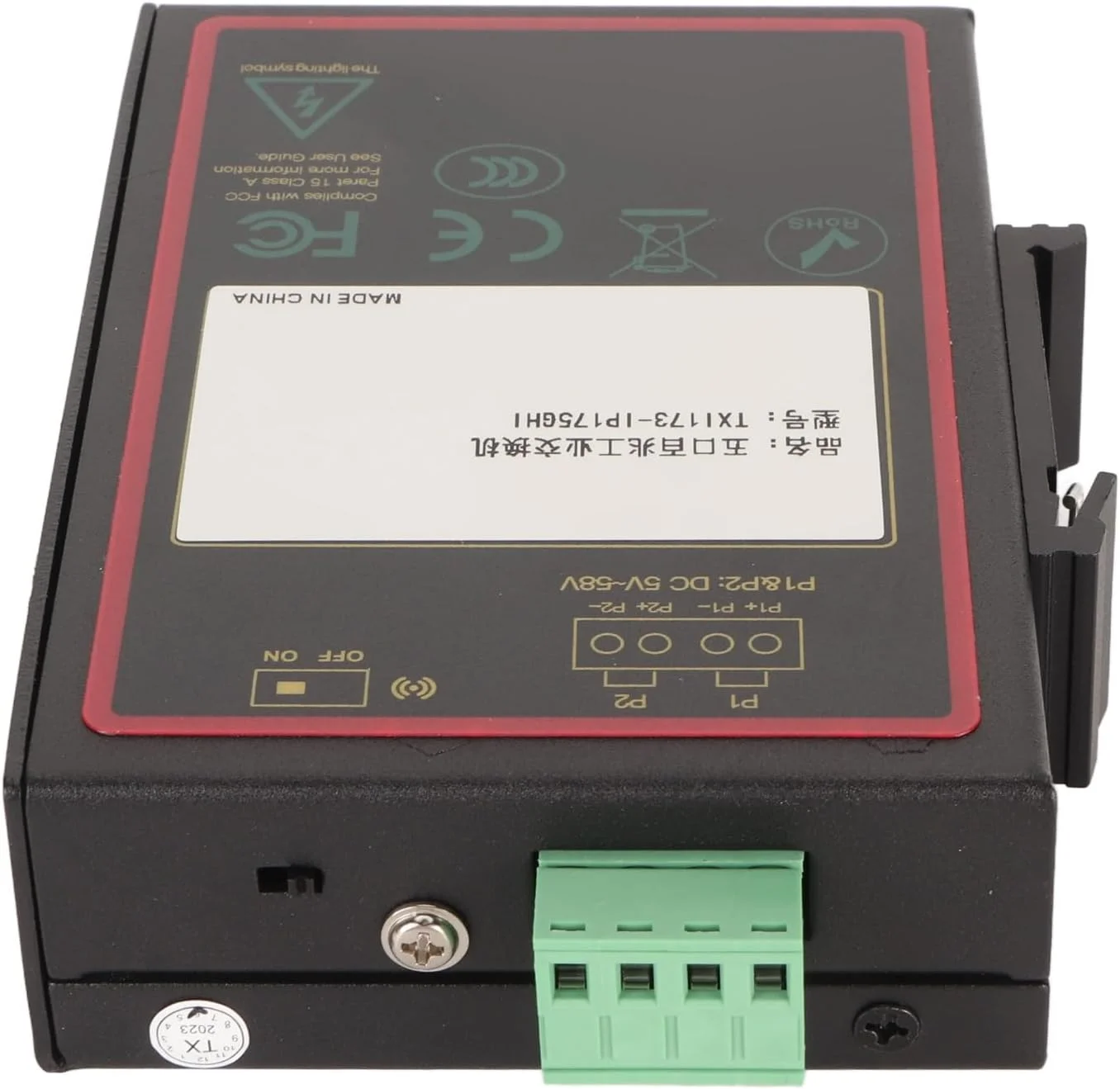 سوئیچ صنعتی Cryfokt، سوئیچ اترنت غیر مدیریتی 5 پورت 100 مگابیت بر ثانیه برای حمل و نقل هوشمند سوئیچ صنعتی Cryfokt، سوئیچ اترنت غیر مدیریتی 5 پورت 100 مگابیت بر ثانیه برای حمل و نقل هوشمند