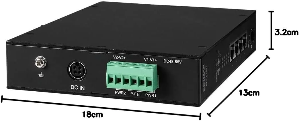 سوئیچ صنعتی 5 پورت گیگابیتی PoE+ Edimax IGS-1005P با پورت SFP سوئیچ صنعتی 5 پورت گیگابیتی PoE+ Edimax IGS-1005P با پورت SFP