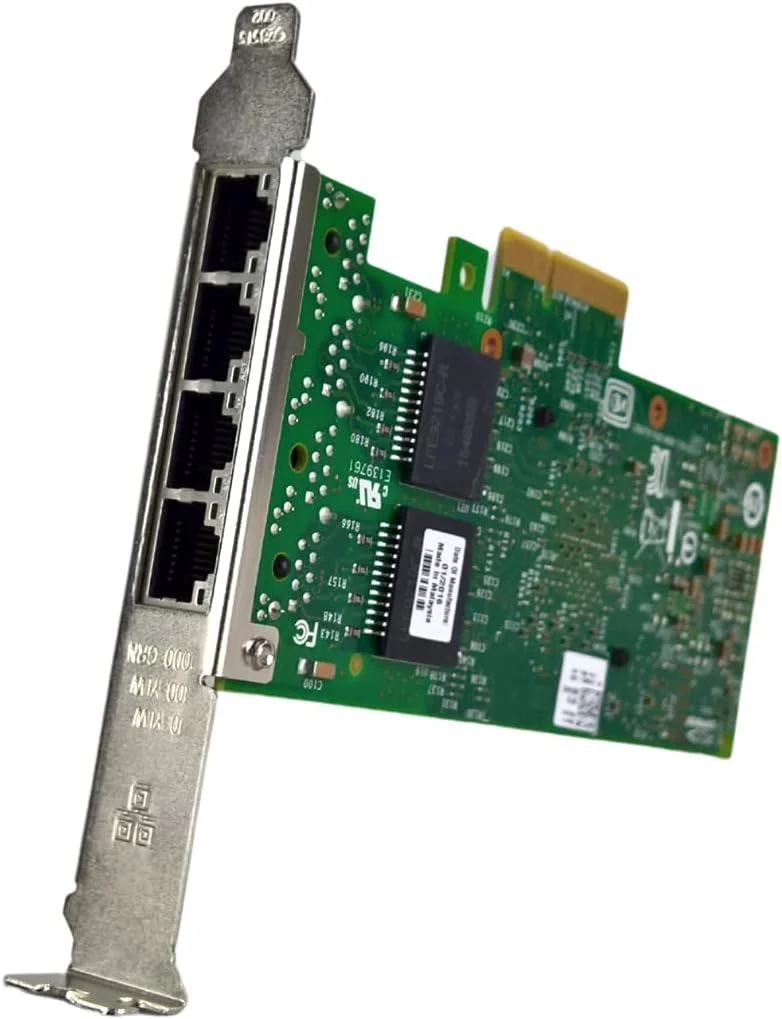 آداپتور اترنت چهار پورت Dell 0NWK2 I350-T4 PCI-E 2.1 X4 مدل 00NWK2