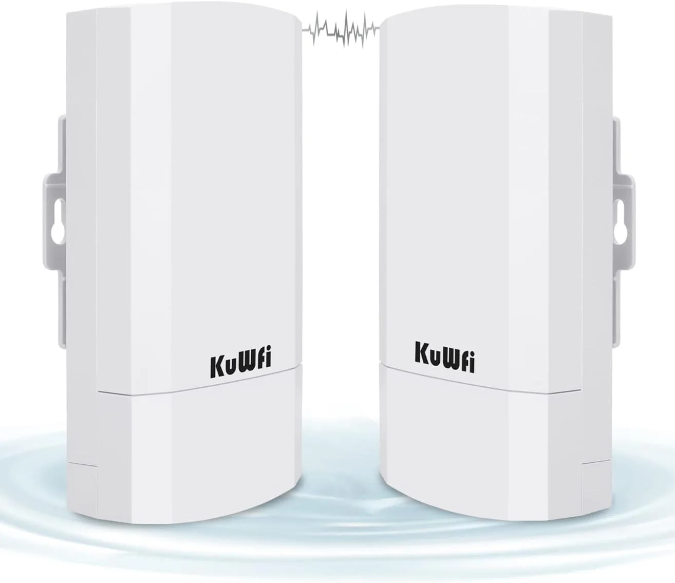 پل وایرلس برد بلند KuWFi نقطه به نقطه، اکسس پوینت 300 مگابیت بر ثانیه 2.4G داخلی/خارجی (از پیش برنامه ریزی شده)