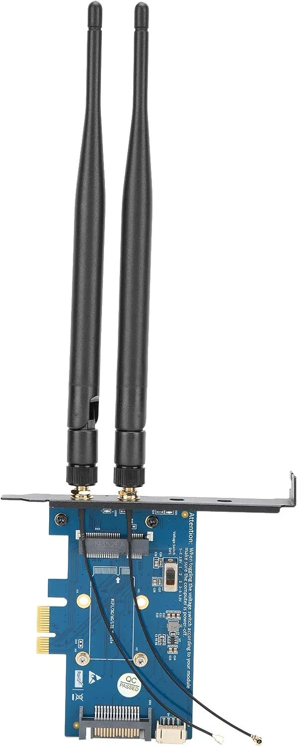 آداپتور بی‌سیم دو بانده، آداپتور وای فای PCIE، مینی PCI-E جانبی برای WinCE//OS X