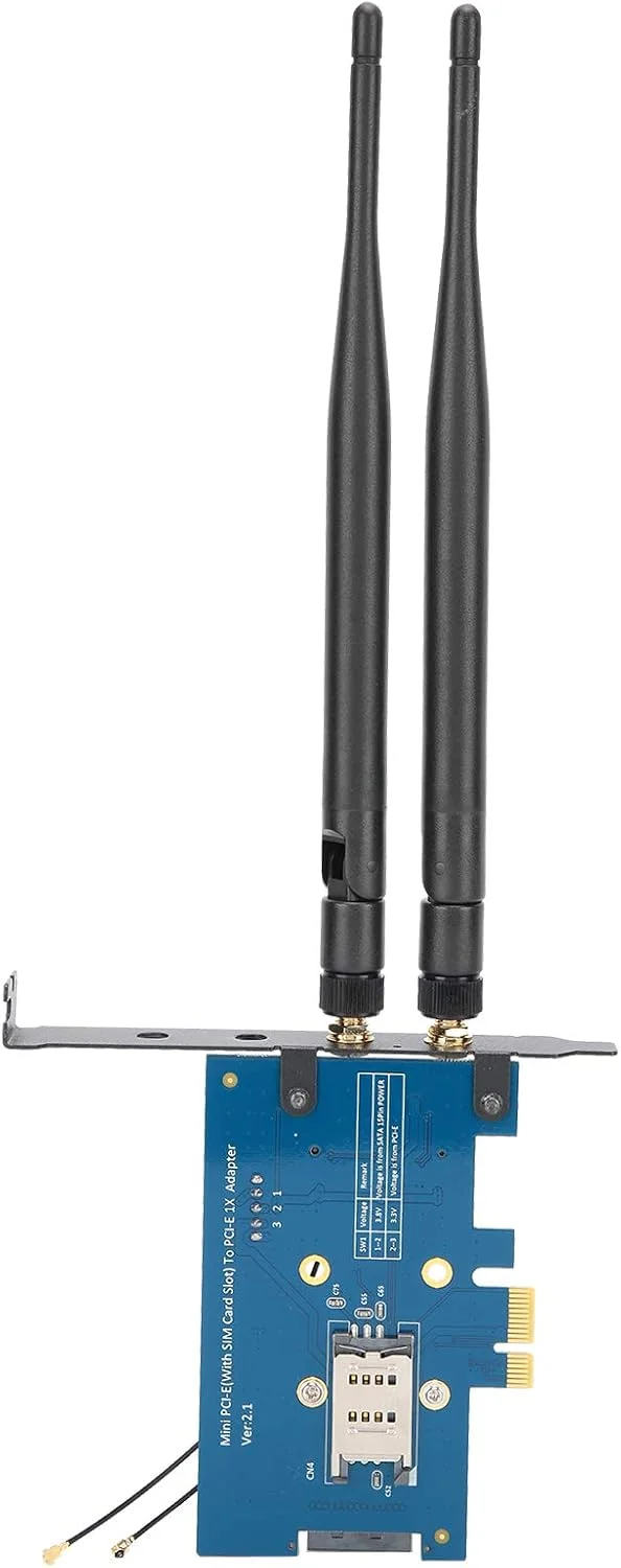 آداپتور بی‌سیم دو بانده، آداپتور وای فای PCIE، مینی PCI-E جانبی برای WinCE//OS X