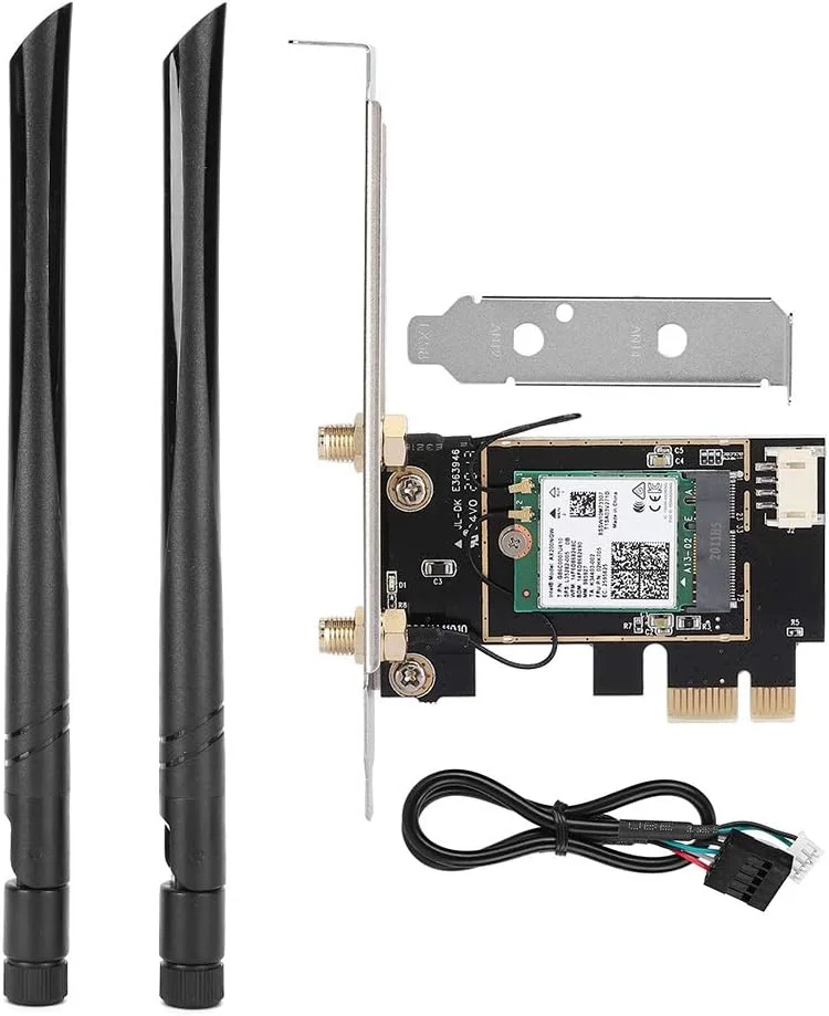کارت آداپتور وای فای بی سیم دو آنتنه برای AX200