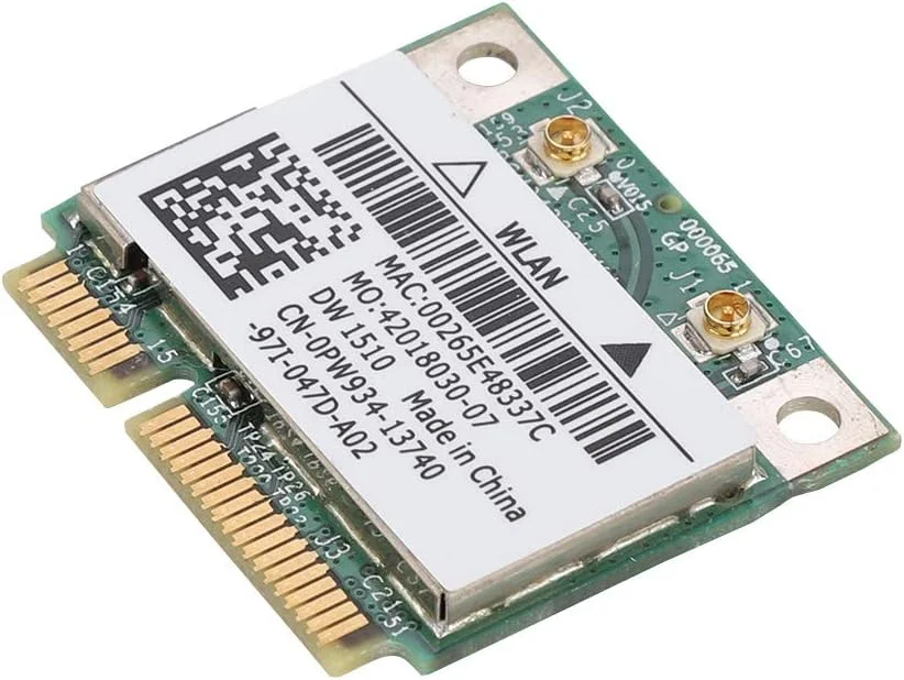 کارت مینی وایفای PCI-e الپریکو، BCM94322M8L DW1510 دو بانده 2.4 گیگاهرتز/5 گیگاهرتز + 802.11abtn 300 مگابیت بر ثانیه وایفای مینی PCI-E-WLAN برای E4200 E5500 کارت مینی وایفای PCI-e الپریکو، BCM94322M8L DW1510 دو بانده 2.4 گیگاهرتز/5 گیگاهرتز + 802.11abtn 300 مگابیت بر ثانیه وایفای مینی PCI-E-WLAN برای E4200 E5500