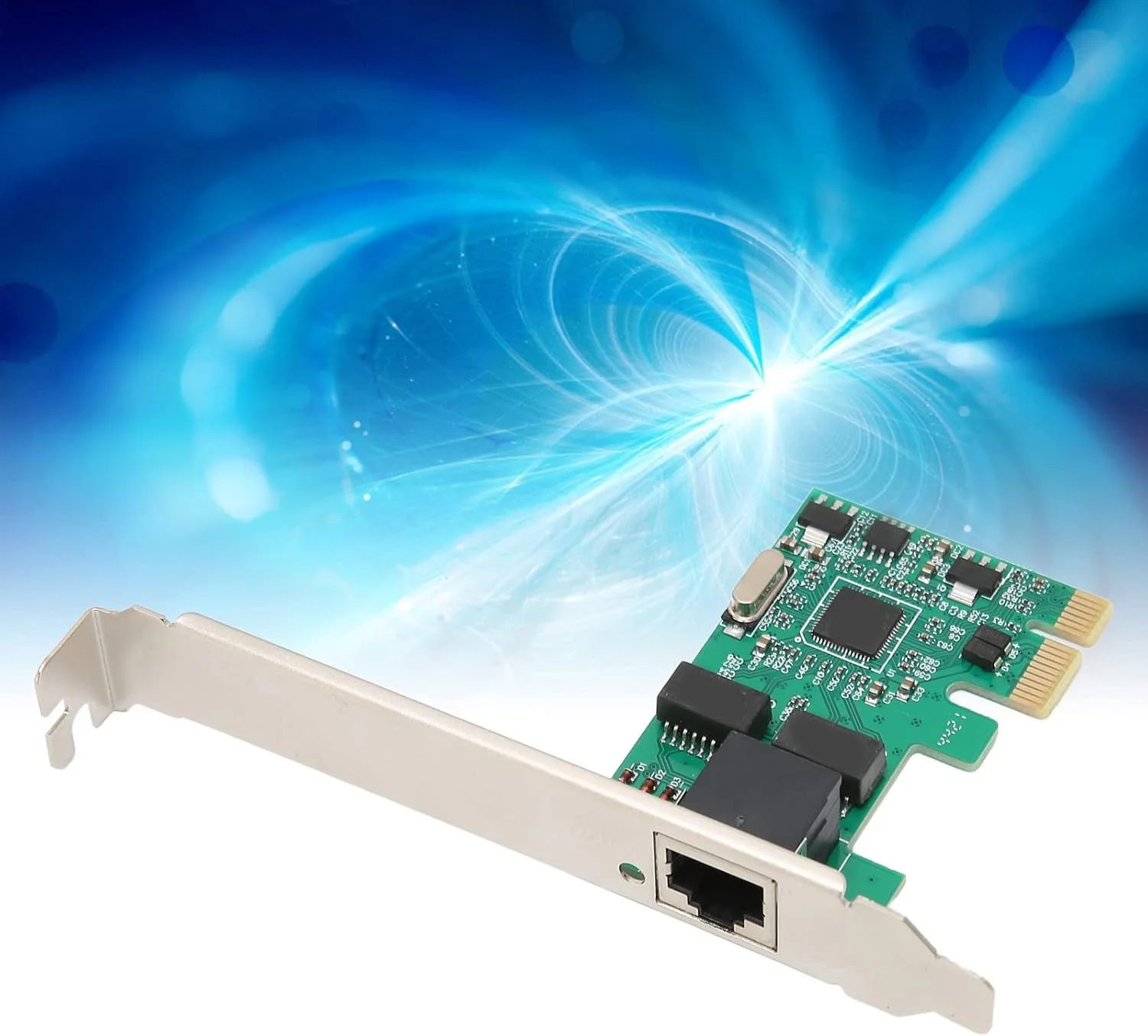 کارت شبکه اترنت، کارت شبکه PCIE با مواد PCB، نرخ داده 10M 100M، کارآمد و کاربردی برای کامپیوتر