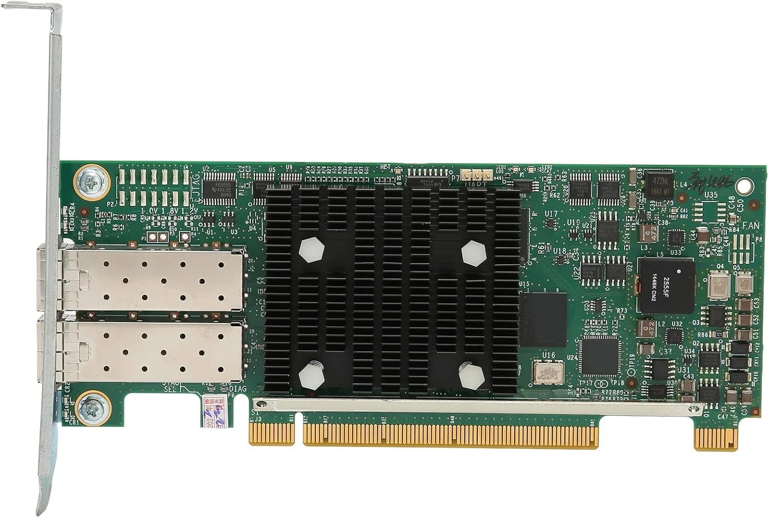 آداپتور کارت PCI Express دو پورت، کارت رابط اترنت PCIe، کارت رابط مجازی اترنت SFP، کارت ماژول نوری آداپتور شبکه PCI Express 10Gb