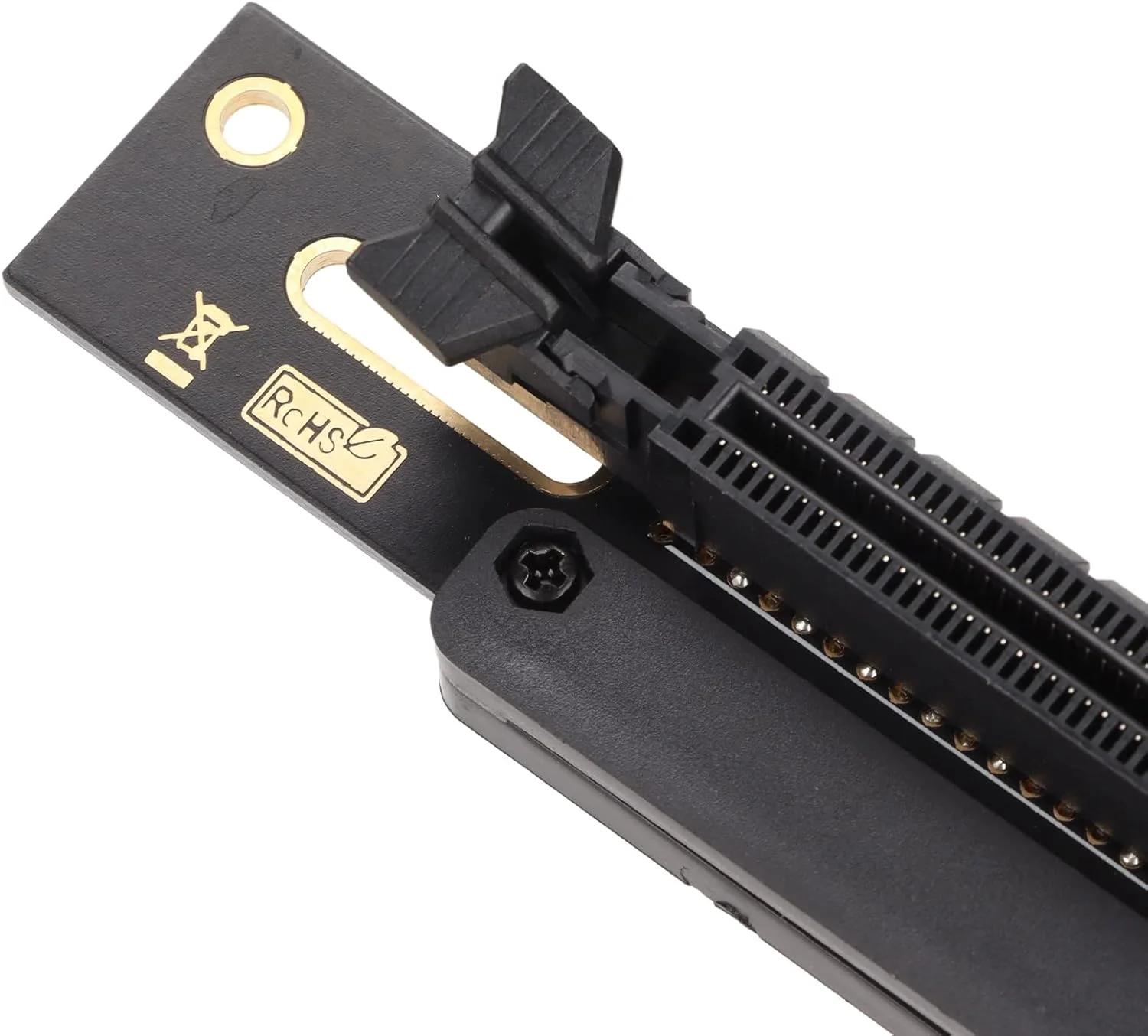 کابل افزایش طول PCI Express 1X به 16X، آداپتور رایزر با سرعت بالا 32 گیگابیت بر ثانیه با انگشت طلایی روکش طلای 5U برای کارت گرافیک، کارت صدا، کارت شبکه