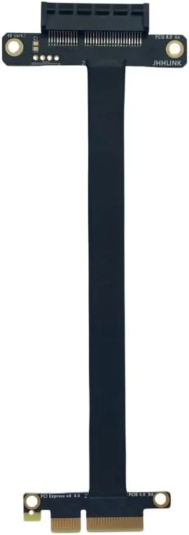 کابل افزایش طول PCIE X4 4.0 پشتیبانی از کارت شبکه، SSD، کارت USB، کارت کپچر، مبدل آداپتورهای توسعه PCIE4.0 X1 X4 (0.5 متر)
