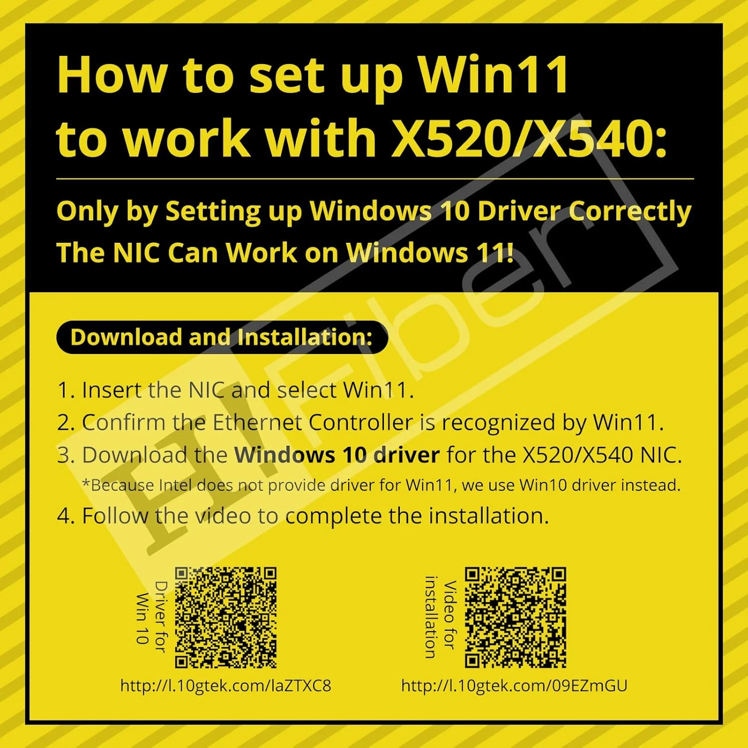 کارت شبکه اترنت 10G H!Fiber.com، کارت شبکه RJ45، کارت شبکه 10GbE CNA، سازگار با X540-T1، با کنترلر Intel X540-BT1، پشتیبانی از Windows Server/Linux/VMware (عدم پشتیبانی از MAC)