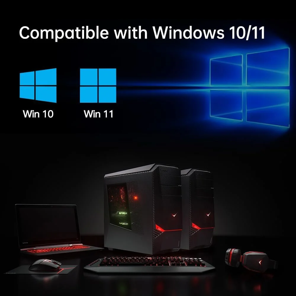 کارت شبکه وای فای 6E AX210 فنوی با بلوتوث 5.3 | سرعت 5400 مگابیت بر ثانیه، سه بانده 2.4GHz/5GHz/6GHz 802.11AX | آداپتور کارت شبکه بی سیم با تاخیر کم | MU-MIMO, OFDMA | سازگار با ویندوز 10/11 کارت شبکه وای فای 6E AX210 فنوی با بلوتوث 5.3 | سرعت 5400 مگابیت بر ثانیه، سه بانده 2.4GHz/5GHz/6GHz 802.11AX | آداپتور کارت شبکه بی سیم با تاخیر کم | MU-MIMO, OFDMA | سازگار با ویندوز 10/11