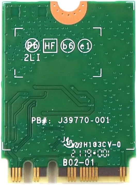 کارت شبکه بی‌سیم مدل G86C0007R610، قطعه جایگزین سازگار برای Intel Wireless-AC 9260 9260NGW M.2 2230 1.73Gbps PCI-Express USB WiFi 5 802.11ac Bluetooth 5.1