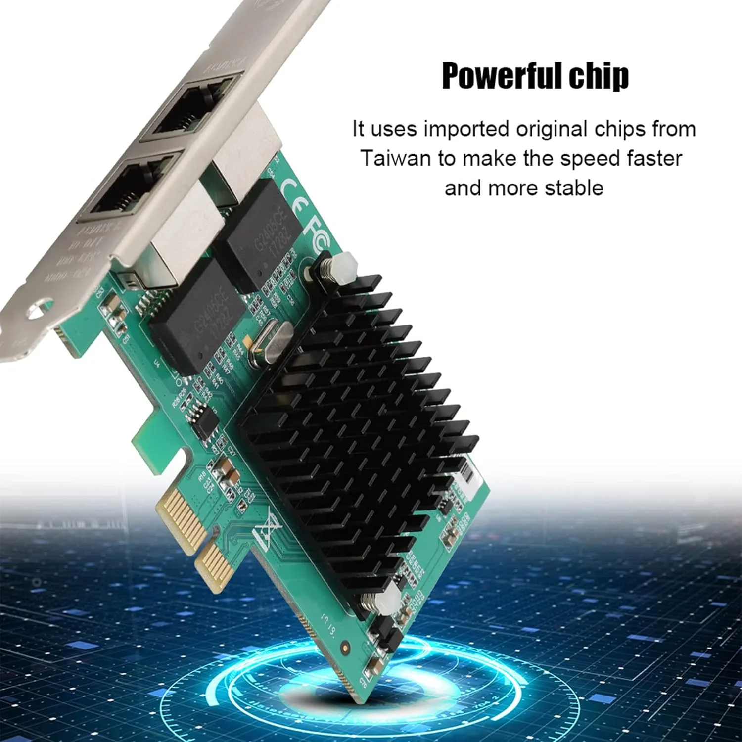 کارت شبکه گیگابیتی، کارت کامپیوتر سرور گیگابیتی PCI-E 1X برای 82575-S