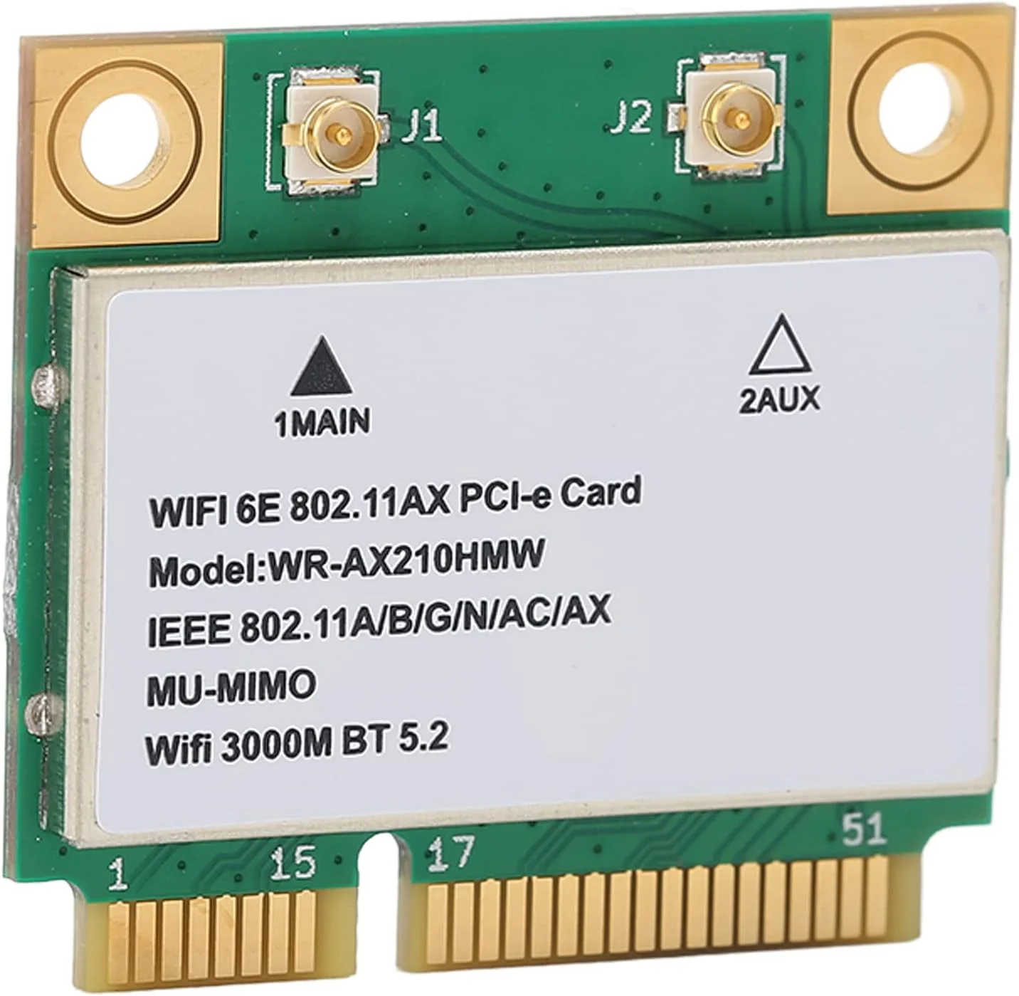 کارت شبکه وای‌فای مدل AX210 با پشتیبانی از Wi-Fi 6E