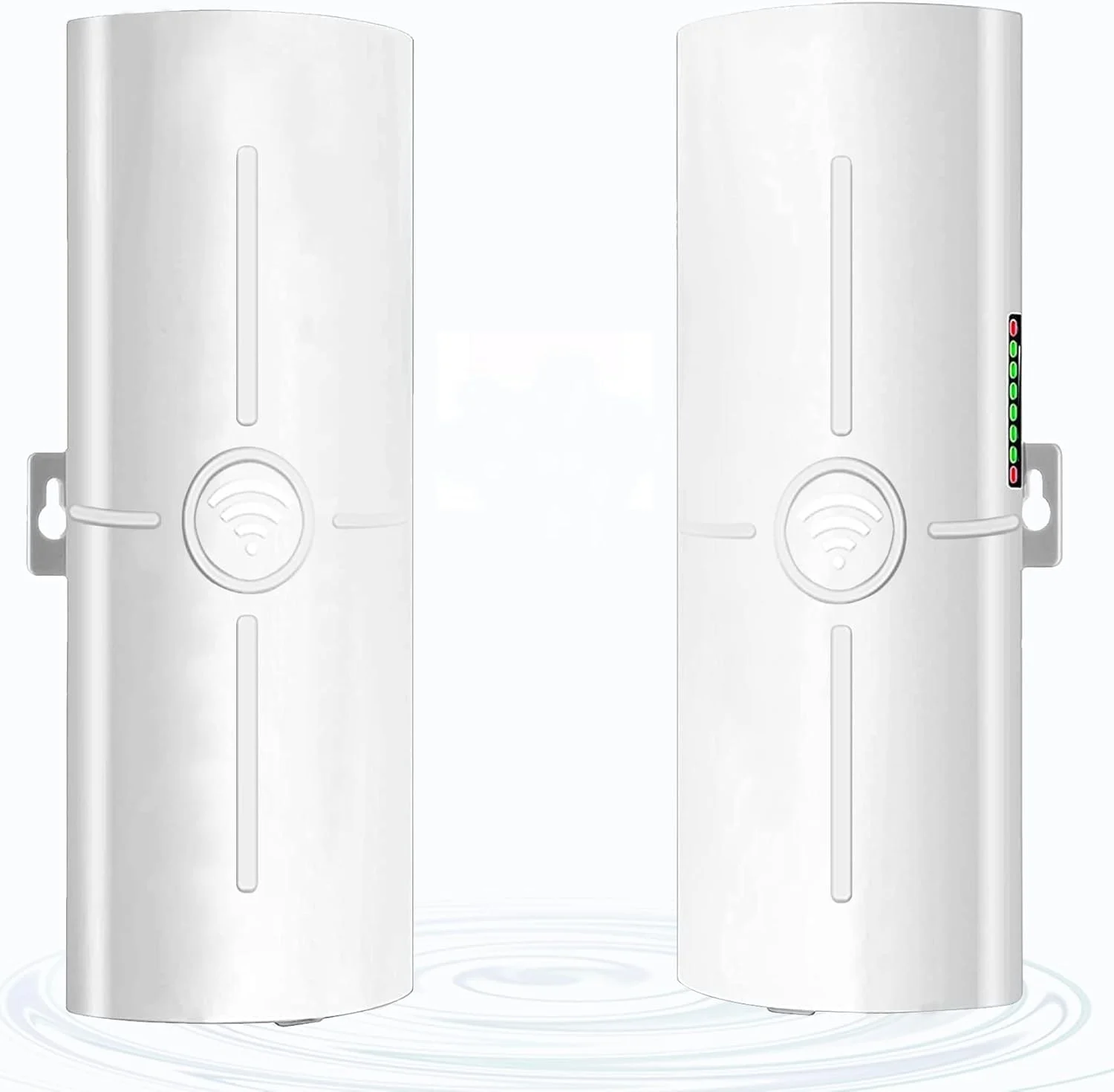 پل بی‌سیم اینترنت فضای باز نقطه به چند نقطه با برد بلند برای روتر Starlink Gen 3، توسعه‌دهنده WiFi Starlink، ضدآب IP65، 5.8 گیگاهرتز 3 کیلومتر 1000 مگابیت بر ثانیه با آنتن 14dBi با بهره بالا، بسته 2 عددی