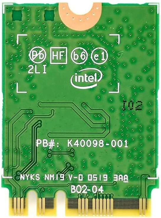 آداپتور وایرلس دوال باند AX200NGW برای اینتل AX200 WiFi 6، 2.4 گیگاهرتز 574 مگابیت بر ثانیه / 5 گیگاهرتز 2.4 گیگابیت بر ثانیه، کارت شبکه 802.11AX، پشتیبانی از بلوتوث 5.0