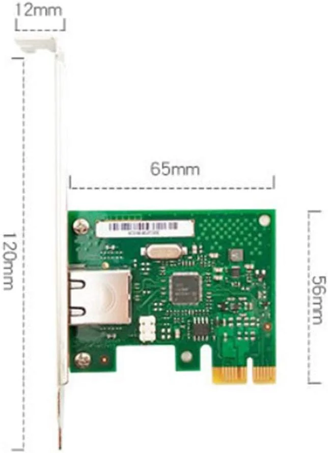 کارت شبکه سرور اترنت I210-T1، با چیپ I210، PCIe2.1 X1، تک پورت RJ45 1000M