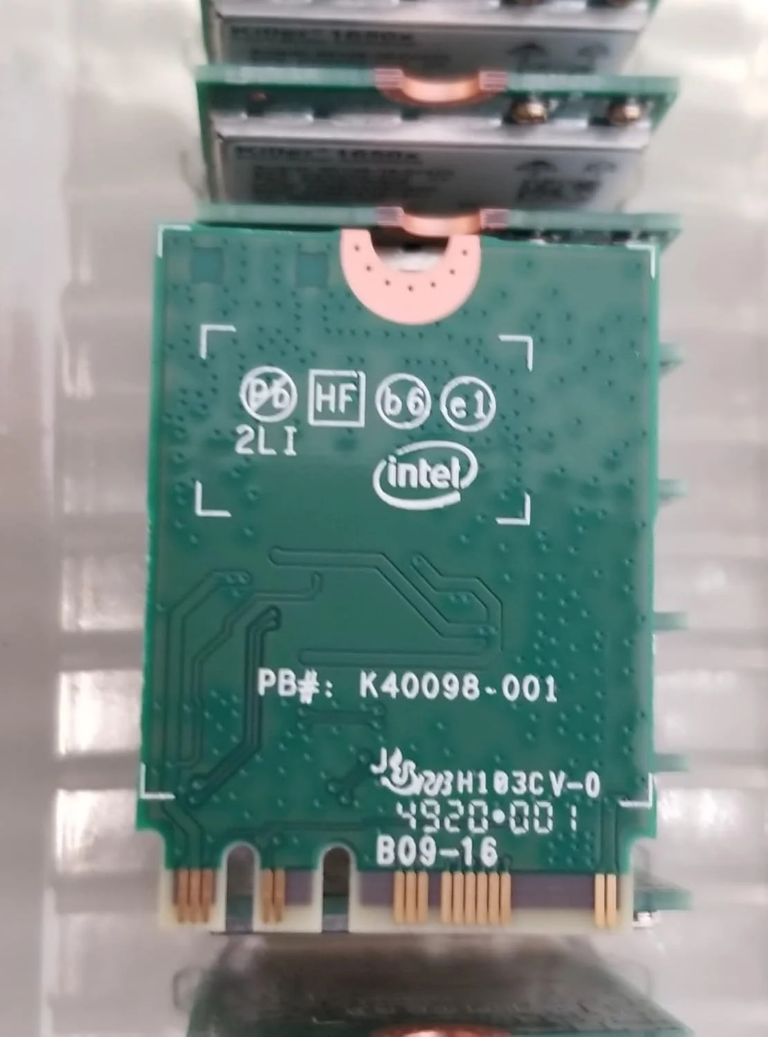 کارت وای فای اینتل Killer Wi-Fi 6 AX1650x AX200 M.2 2230 بلوتوث 5.2 (تک بسته)