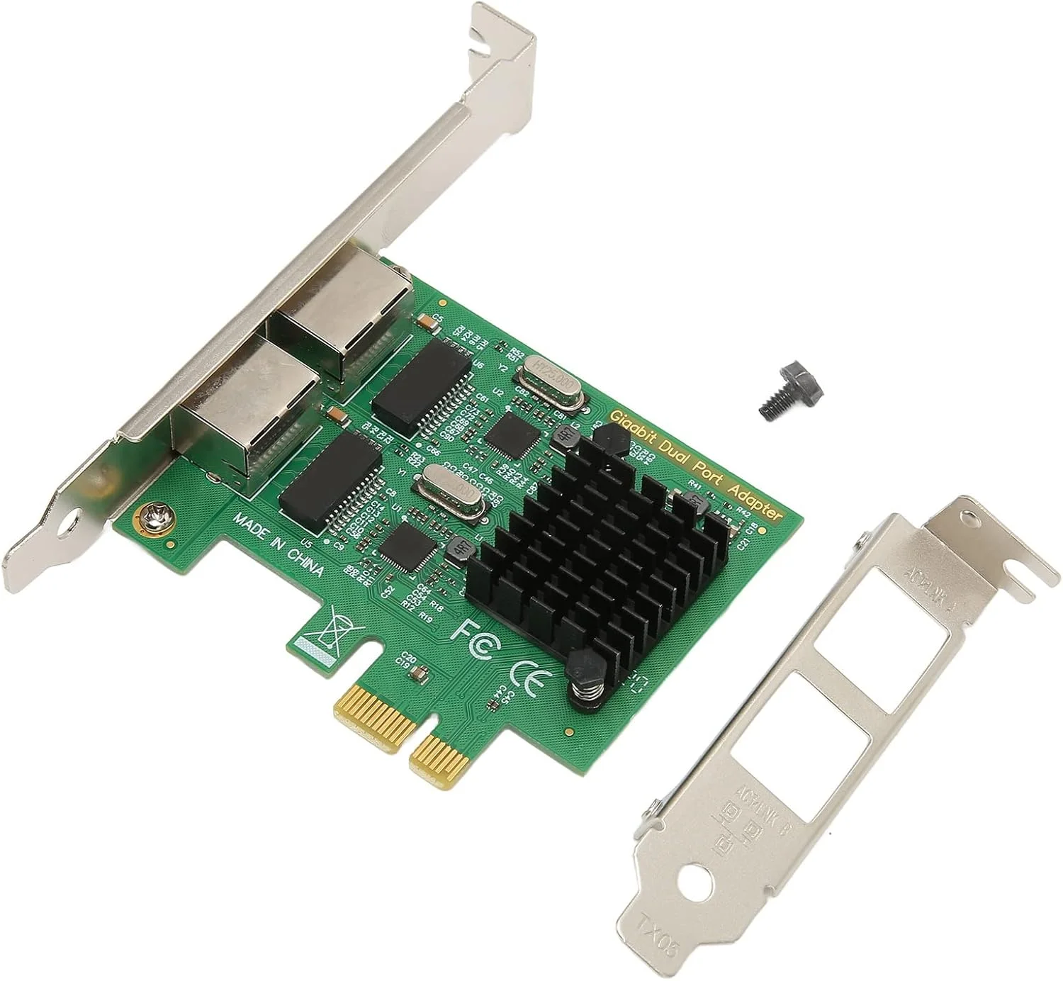 کارت شبکه PCI E NIC با 2 پورت RJ45 برای چیپست RTL8111G، آداپتور اترنت Lan PCIE X1 برای ویندوز، لینوکس و VMware، پشتیبانی از بیدار شدن از راه دور و سایر عملکردها