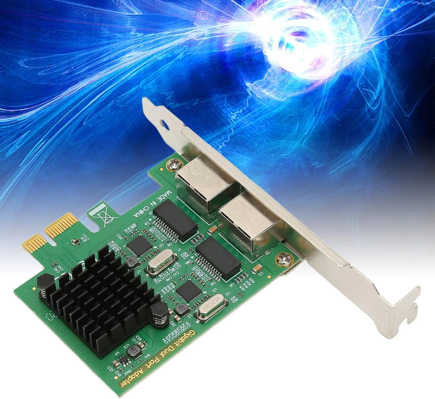 کارت شبکه PCI E NIC با 2 پورت RJ45 برای چیپست RTL8111G، آداپتور اترنت Lan PCIE X1 برای ویندوز، لینوکس و VMware، پشتیبانی از بیدار شدن از راه دور و سایر عملکردها