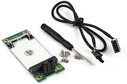 آداپتور Mini PCI-E به USB برای تست ماژول 3G/4G WWAN، کارت آداپتور Mini Pci-E Express Wireless به USB 4Pin با اسلات کارت SIM (عمودی)