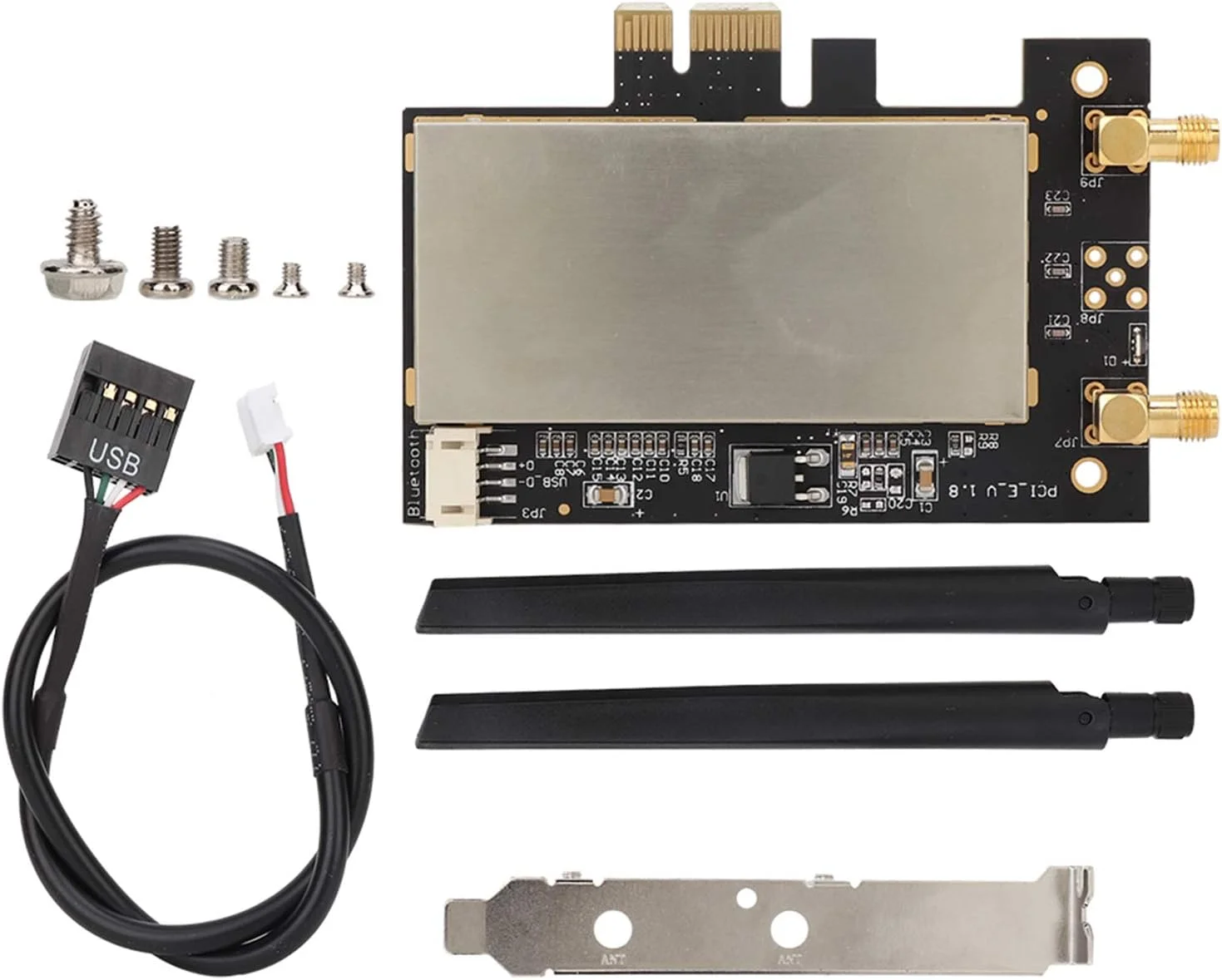 برد آداپتور Luqeeg، آداپتور کارت PCI Express Mini PCI-E به PCI-E WiFi Gigabit Ethernet برای 7260HMW / Atheros AR5B225