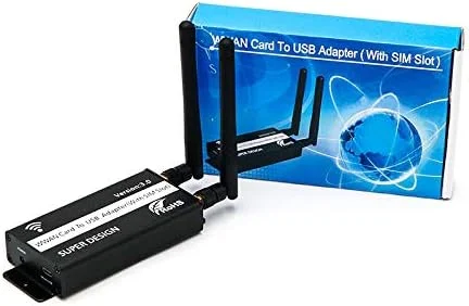 آداپتور Mini PCI-E به USB ماست‌پوینت با اسلات سیم کارت برای ماژول WWAN/LTE