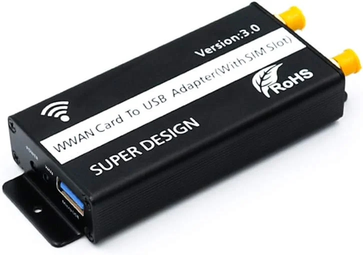 تبدیل NGFF(M.2) به USB 3.0 به همراه اسلات سیم کارت برای ماژول WWAN/LTE/4G