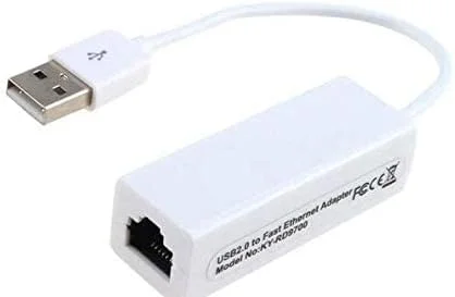 آداپتور کارت شبکه USB 2.0 به RJ45 LAN برای مک، اندروید، تبلت، کامپیوتر و ویندوز 7، 8، XP با سرعت 10/100 مگابیت بر ثانیه