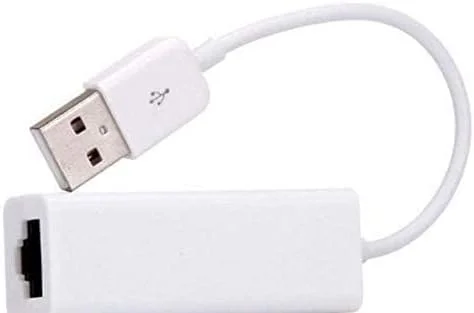 آداپتور کارت شبکه USB 2.0 به RJ45 LAN برای مک، اندروید، تبلت، کامپیوتر و ویندوز 7، 8، XP با سرعت 10/100 مگابیت بر ثانیه