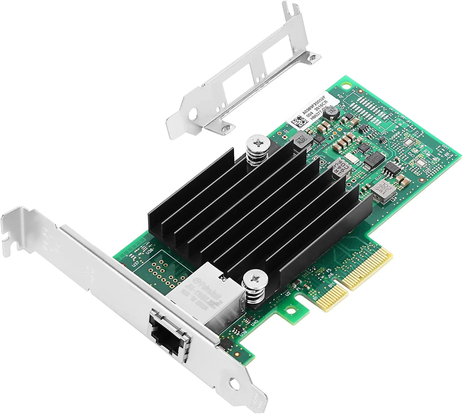 کارت شبکه 10 گیگابیت بر ثانیه PCI-E NIC مبتنی بر Intel X550-T1، آداپتور اترنت همگرا 10Gb/ 5Gb/2.5Gb/1Gb (NIC/CNA)، تک پورت مسی RJ45 با تراشه Intel ELX550AT، پشتیبانی از PCI-E X4، سازگار با Windows Server/Linux/ESX