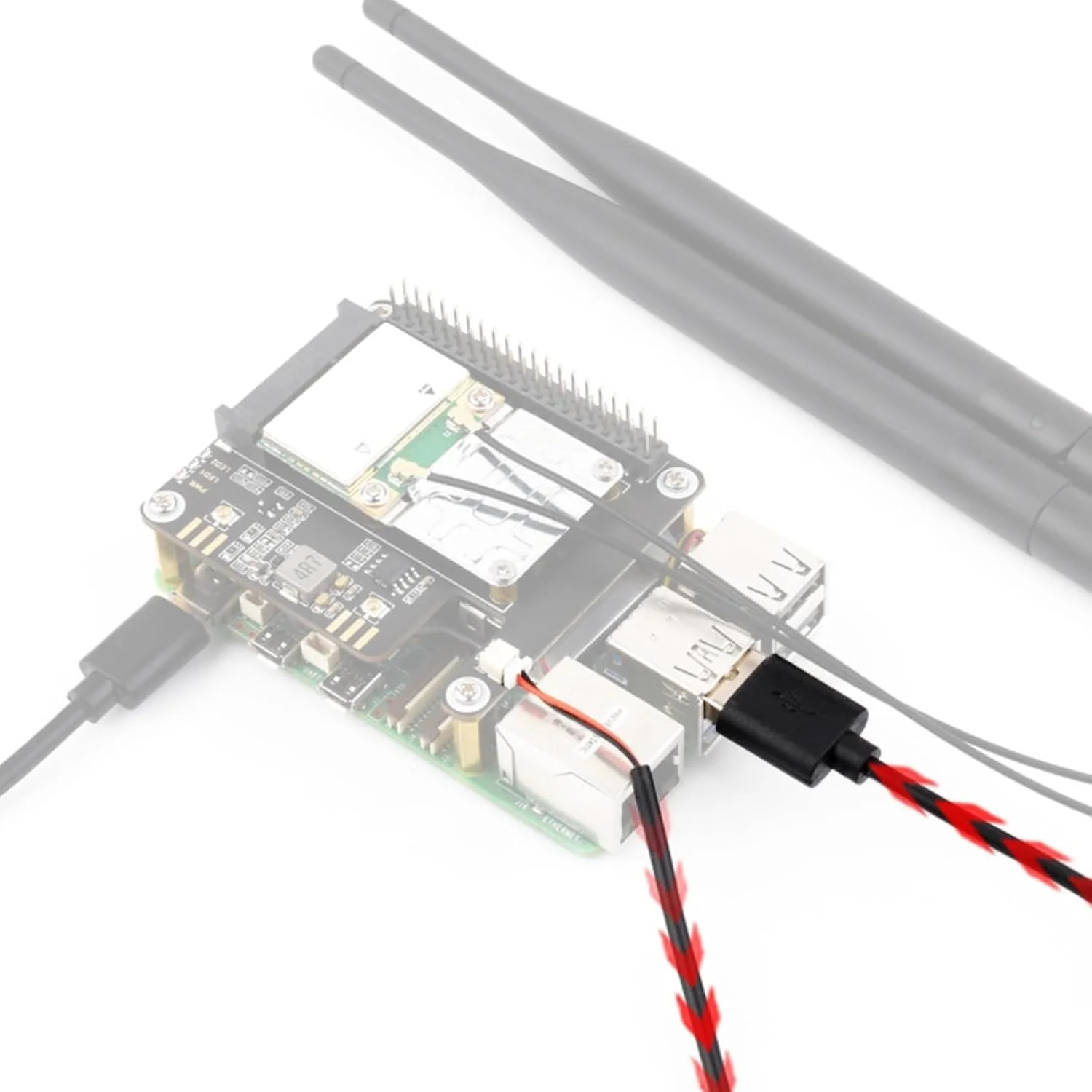 برد آداپتور PCIe به PCIe کوچک، کارت شبکه، USB سازگار با بلوتوث، لوازم جانبی توسعه اینترنت با سرعت بالا