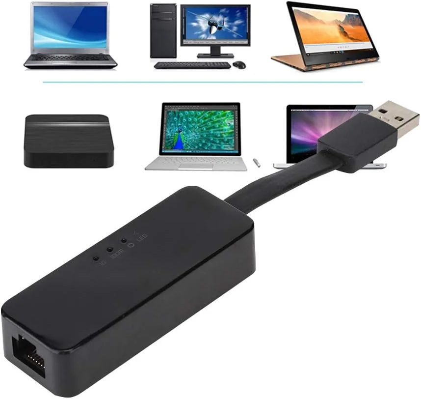 کارت گیگابیتی 8153B با کارایی بالا و تراشه قدرتمند برای سرعت سریع، رابط USB - مشکی