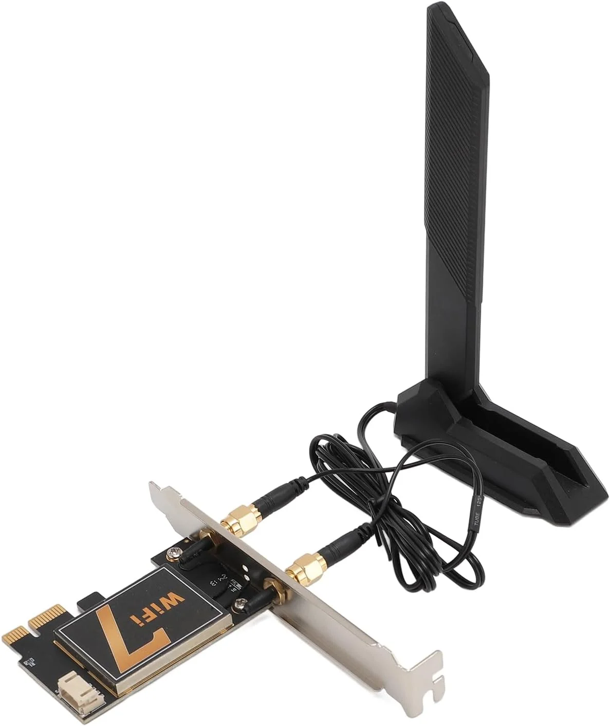 کارت وای فای بی سیم PCIE مدل Phefop BE200NGW با دریافت سیگنال بهبود یافته، کارت سه بانده 8774 مگابیت بر ثانیه برای رایانه رومیزی، Win10/11