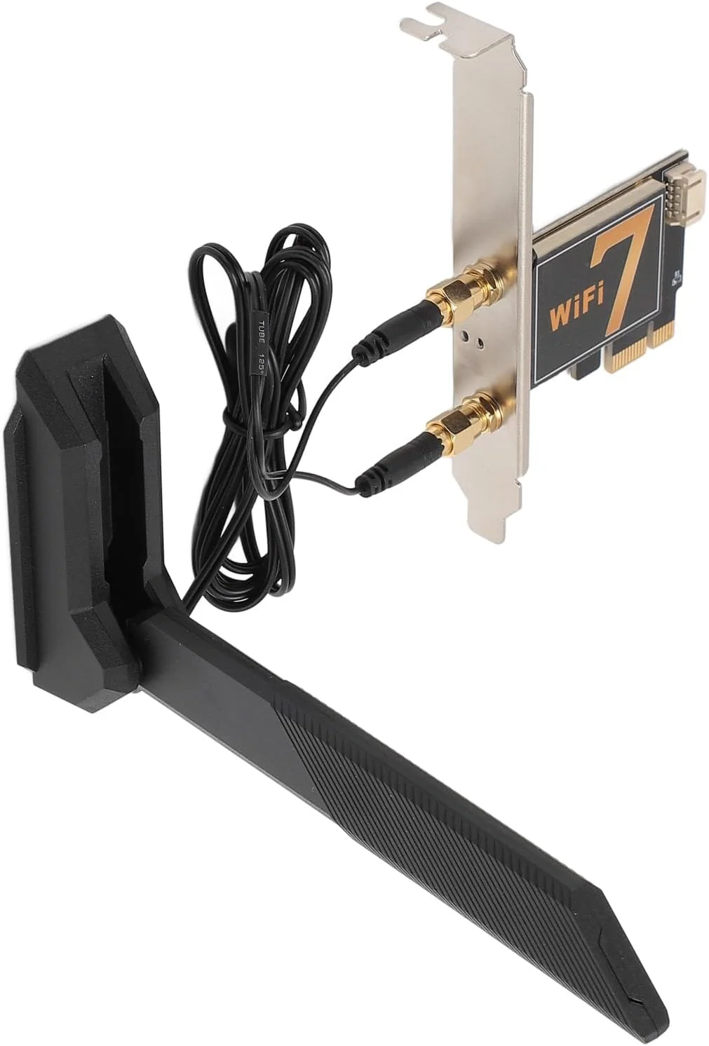 کارت وای فای بی سیم PCIE مدل Phefop BE200NGW با دریافت سیگنال بهبود یافته، کارت سه بانده 8774 مگابیت بر ثانیه برای رایانه رومیزی، Win10/11