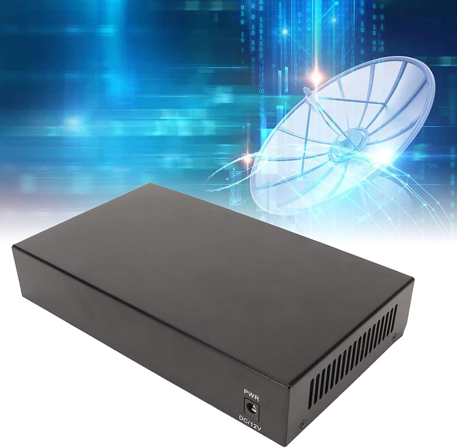 سوئیچ اترنت گیگابیتی با نشانگر LED خود تطبیق پذیر، اتصال و پخش 100-240 ولت برای صنعت (پریز UK)