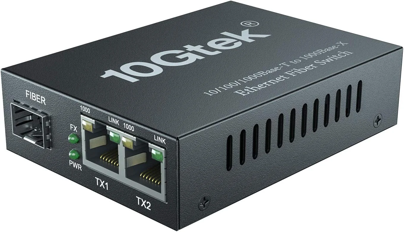 سوئیچ اترنت گیگابیتی 3 پورت 10Gtek، با 1 اسلات SFP (1000M)، غیر مدیریتی، بدون فرستنده