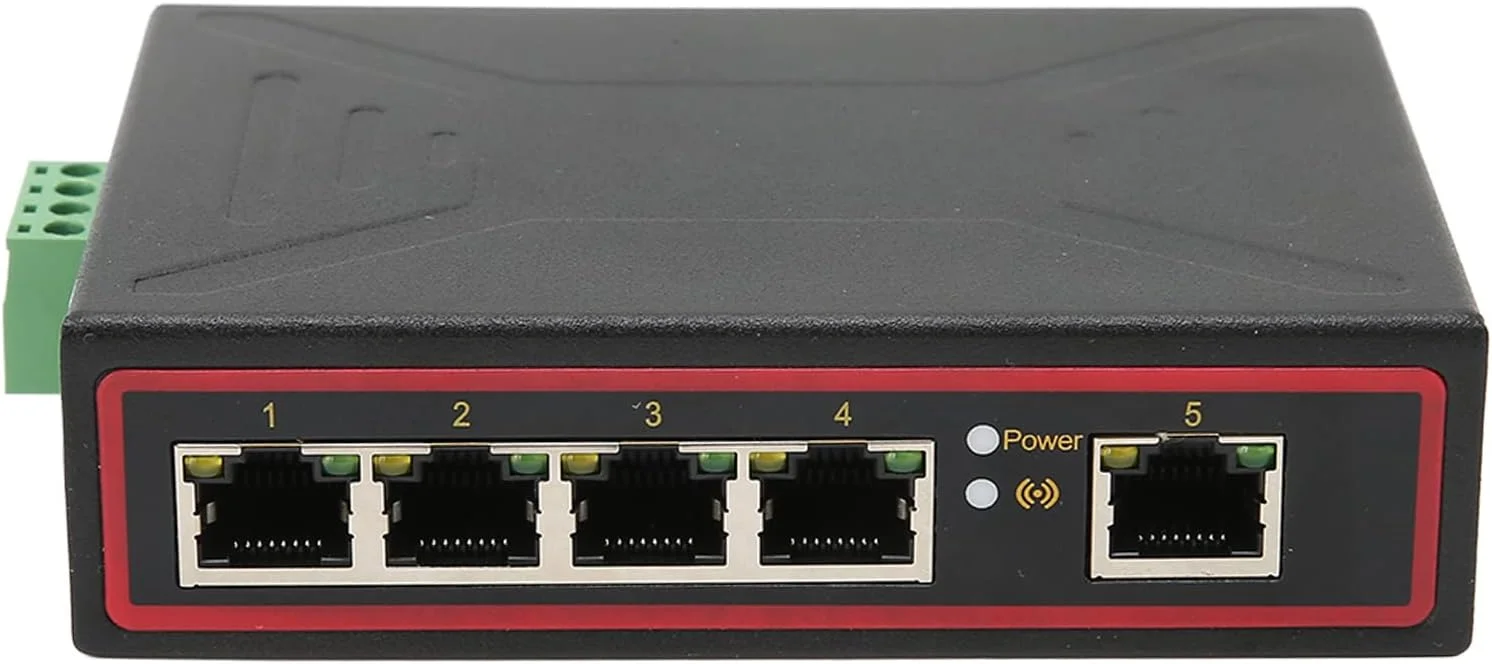 سوئیچ شبکه اترنت 5 پورت 10/100 مگابیت بر ثانیه، سوئیچ های اترنت صنعتی رومیزی با نصب ریل DIN، فول داپلکس/نیمه داپلکس سوئیچ شبکه اترنت 5 پورت 10/100 مگابیت بر ثانیه، سوئیچ های اترنت صنعتی رومیزی با نصب ریل DIN، فول داپلکس/نیمه داپلکس