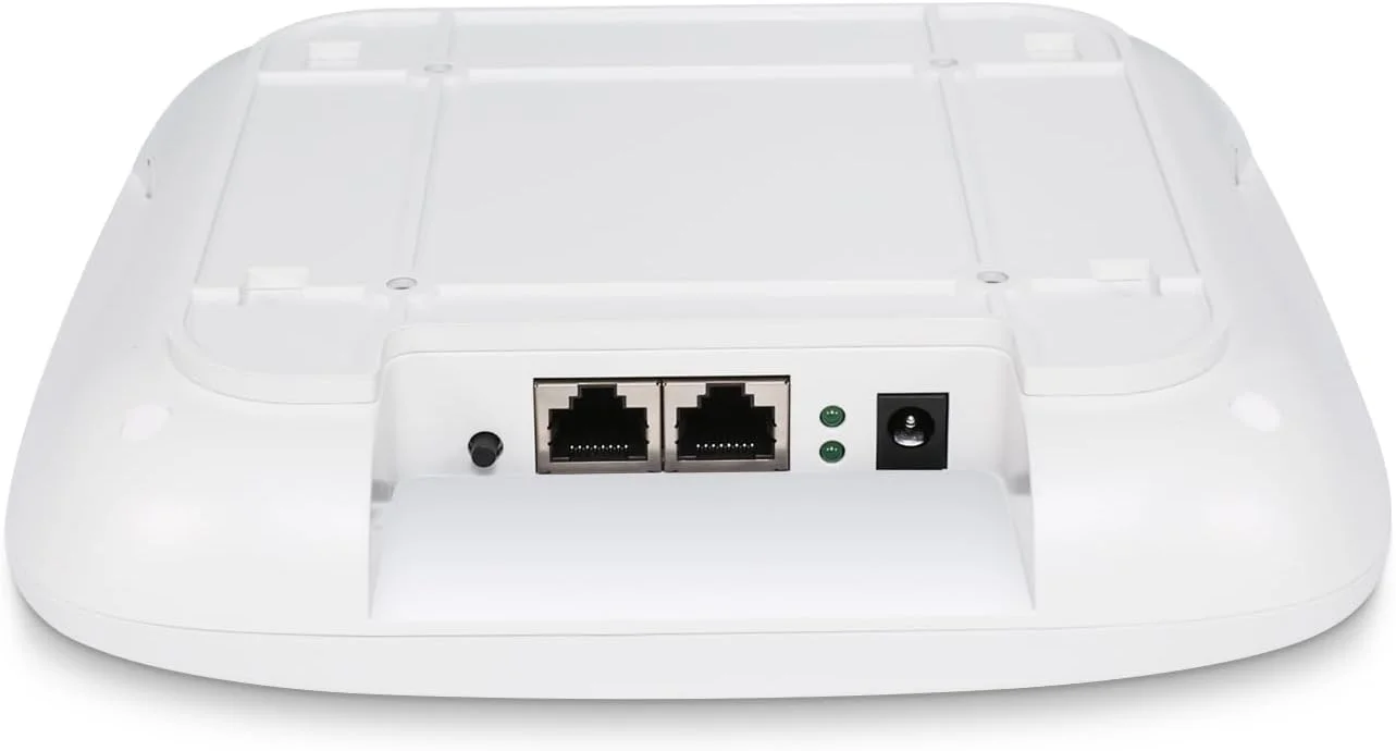 اکسس پوینت هوشمند WiFi6 سقفی QSFPTEK، دارای 2 پورت گیگابیتی اترنت، آنتن های MIMO داخلی، سرعت بی سیم 1800 مگابیت بر ثانیه، پشتیبانی از POE و منبع تغذیه آداپتور (بدون آداپتور برق) اکسس پوینت هوشمند WiFi6 سقفی QSFPTEK، دارای 2 پورت گیگابیتی اترنت، آنتن های MIMO داخلی، سرعت بی سیم 1800 مگابیت بر ثانیه، پشتیبانی از POE و منبع تغذیه آداپتور (بدون آداپتور برق)