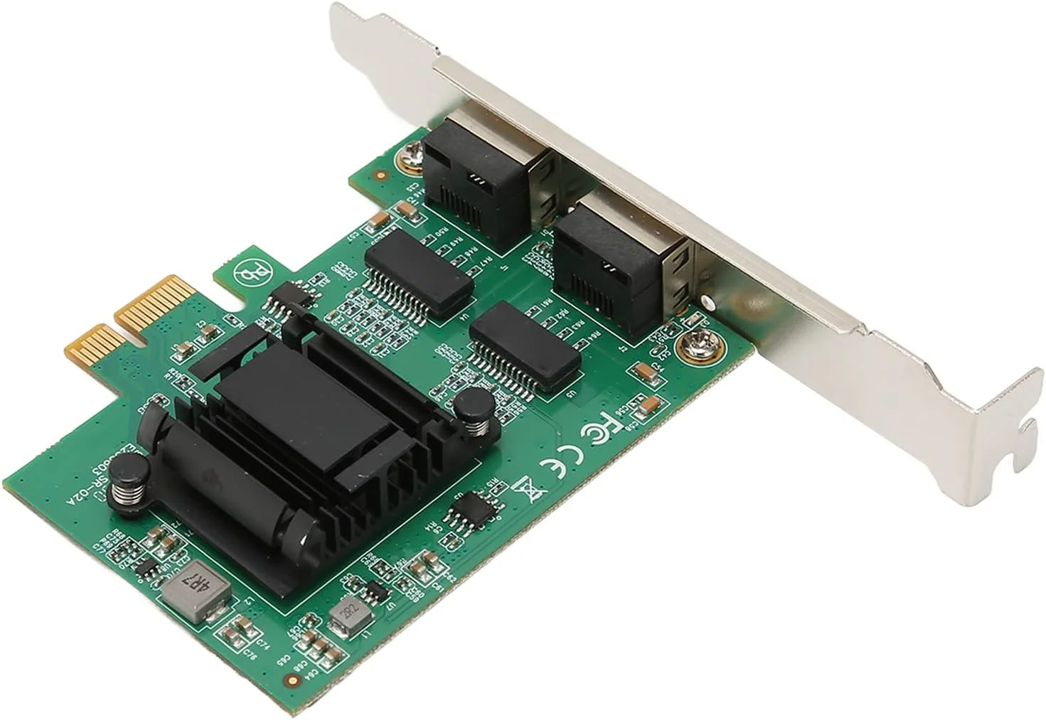 کارت شبکه دو پورت VELATEMOR، آداپتور کارت NIC گیگابیتی PCIE LAN 82751EB کارت سیمی حرفه ای کارت شبکه دو پورت VELATEMOR، آداپتور کارت NIC گیگابیتی PCIE LAN 82751EB کارت سیمی حرفه ای