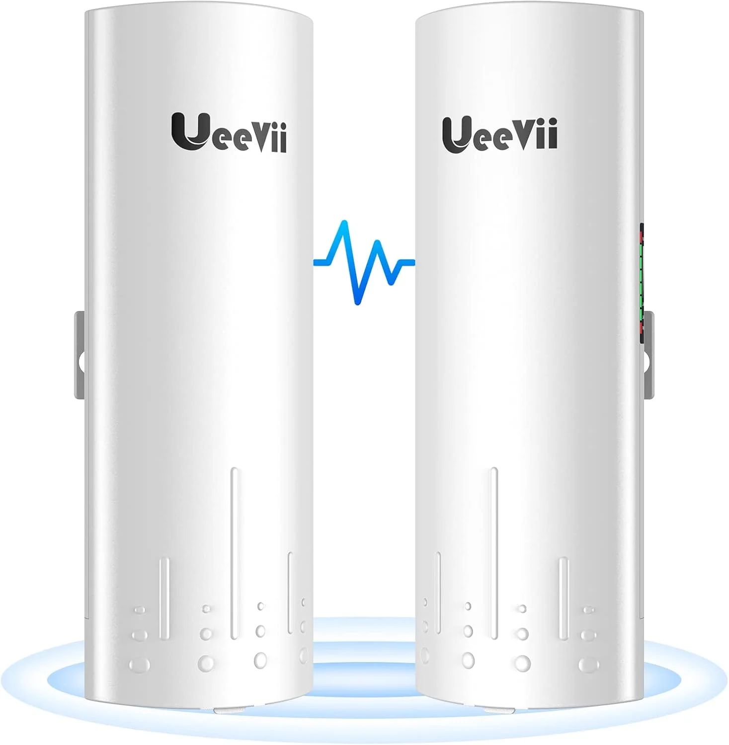 پل بیسیم UeeVii، نقطه به نقطه CPE بیرونی 5.8G با برد بلند با آنتن 22 Mimo با بهره بالا 14DBi، آداپتور PoE، 2 پورت اترنت LAN RJ45، بسته 2 عددی، برای رایانه شخصی پل بیسیم UeeVii، نقطه به نقطه CPE بیرونی 5.8G با برد بلند با آنتن 22 Mimo با بهره بالا 14DBi، آداپتور PoE، 2 پورت اترنت LAN RJ45، بسته 2 عددی، برای رایانه شخصی