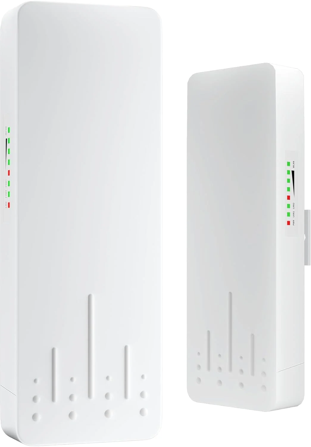 پل بیسیم با دو پورت LAN 100 مگابیت بر ثانیه، CPE بیرونی نقطه به نقطه/چند نقطه 5.8G تا 3 کیلومتر، پل وایفای با آنتن 14dBi با بهره بالا برای توسعه شبکه، آداپتور PoE، ضد آب IP65، بسته 2 عددی پل بیسیم با دو پورت LAN 100 مگابیت بر ثانیه، CPE بیرونی نقطه به نقطه/چند نقطه 5.8G تا 3 کیلومتر، پل وایفای با آنتن 14dBi با بهره بالا برای توسعه شبکه، آداپتور PoE، ضد آب IP65، بسته 2 عددی