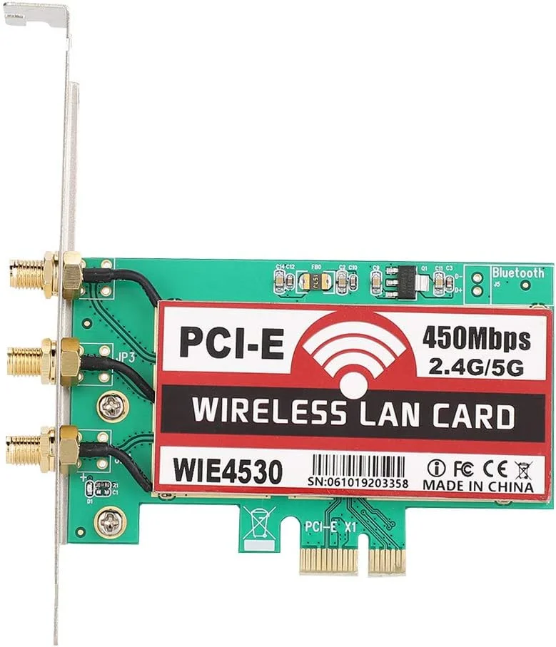 کارت شبکه دسکتاپ بی‌سیم دو بانده 2.4G/5G با سرعت 450 مگابیت بر ثانیه برای 5300 WIE4530